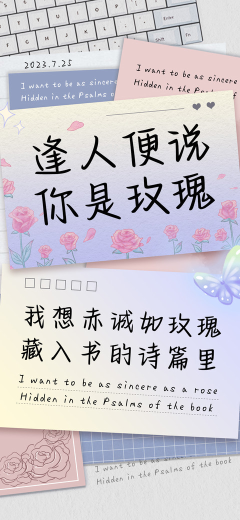 逢人便说你是玫瑰 preview