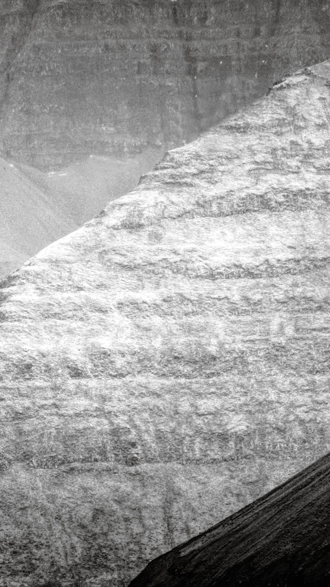 Iceland black and white cliff contrast preview