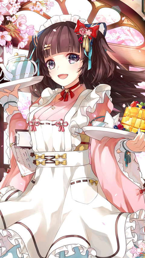 认真工作的少女 preview