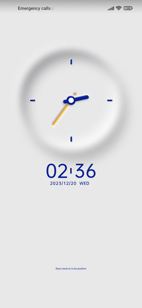 Minimalist+clock preview