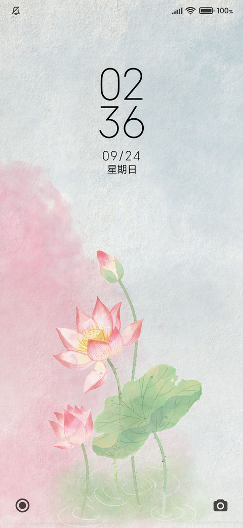 简约水墨荷花 preview