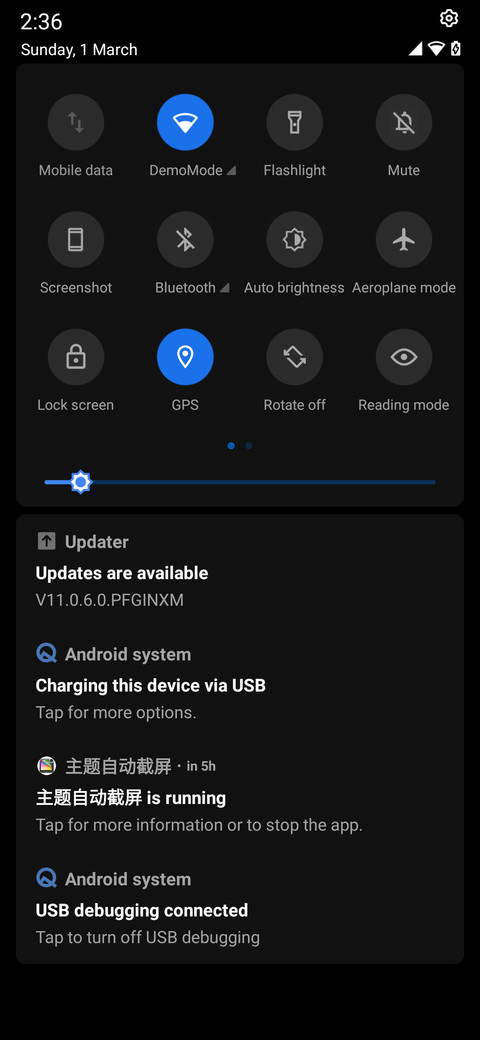 Pixel Experience Dark miui theme