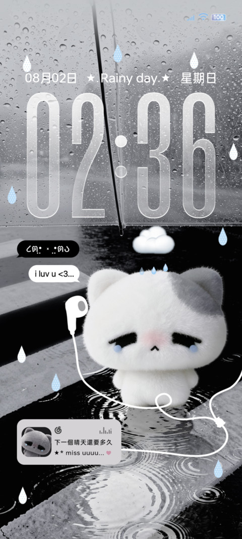 ins小猫 等天晴 preview