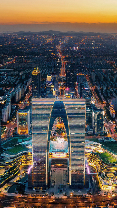 城市中的地标建筑 preview