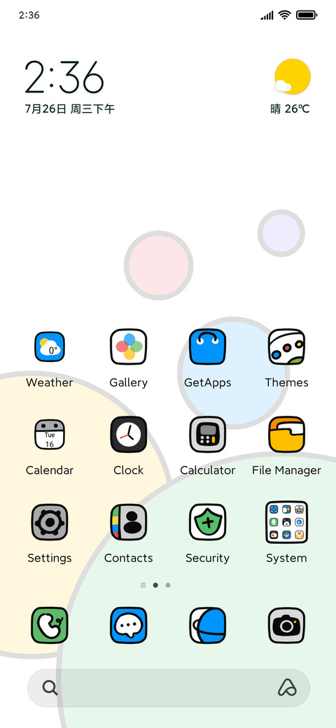 Simplified colour preview