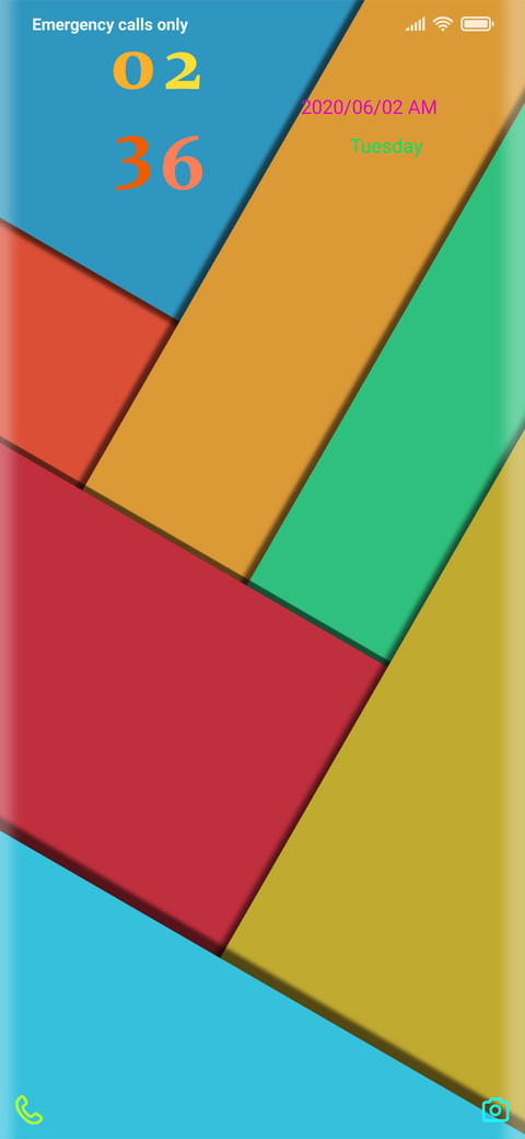 Colour preview