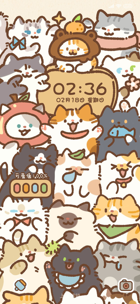 可爱涂鸦 猫猫驾到 preview