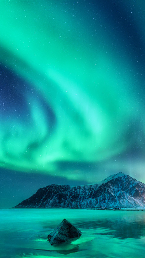 Northern Lights in Lofoten Islands, Norway preview