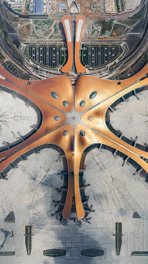 To build Beijing new landmark preview