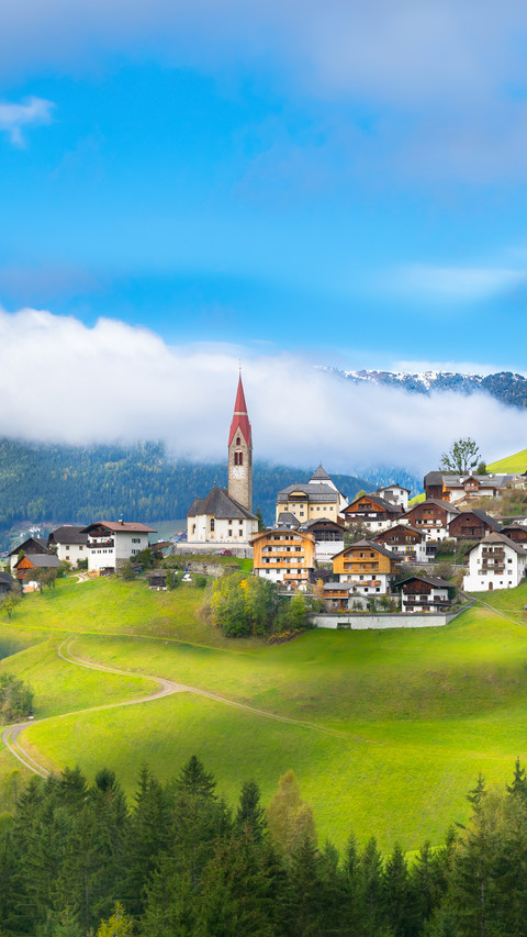 Pieve Di Marebbe Enneberg Pfarre Village preview