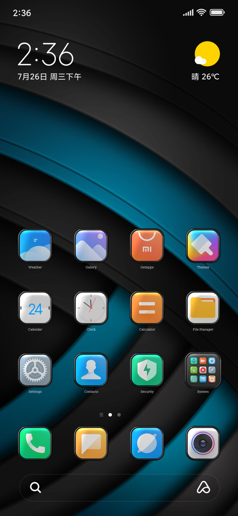 Simple blue black preview