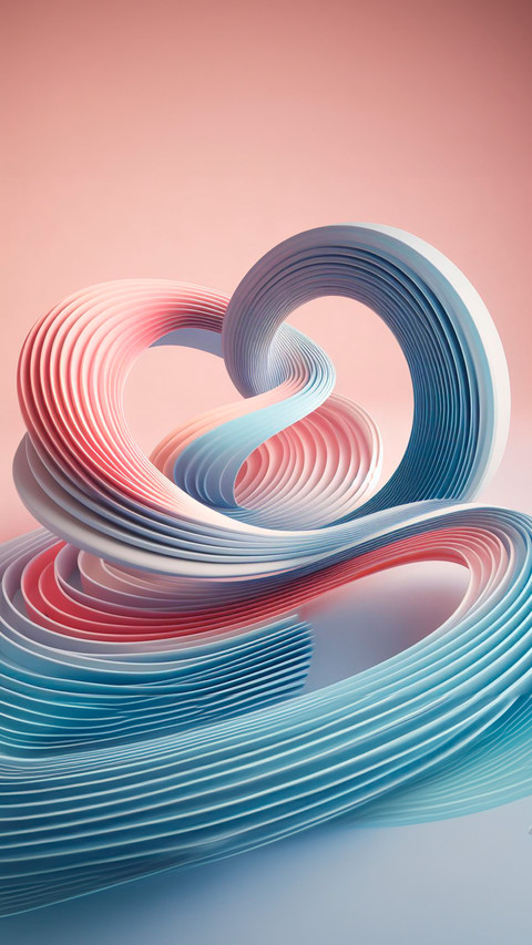 Abstract Color Curves II preview