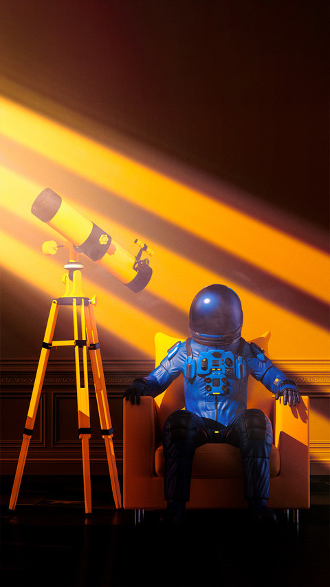 Fly through the universe preview