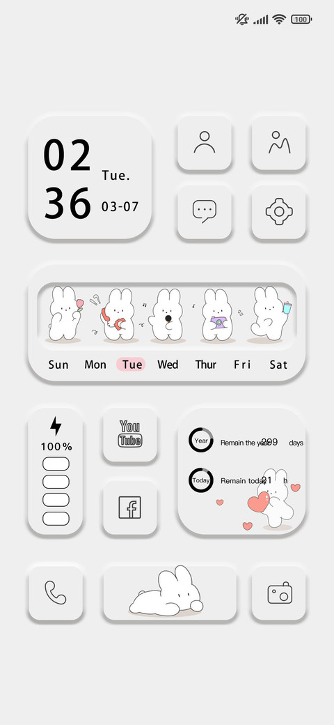 Rabbit table daily preview