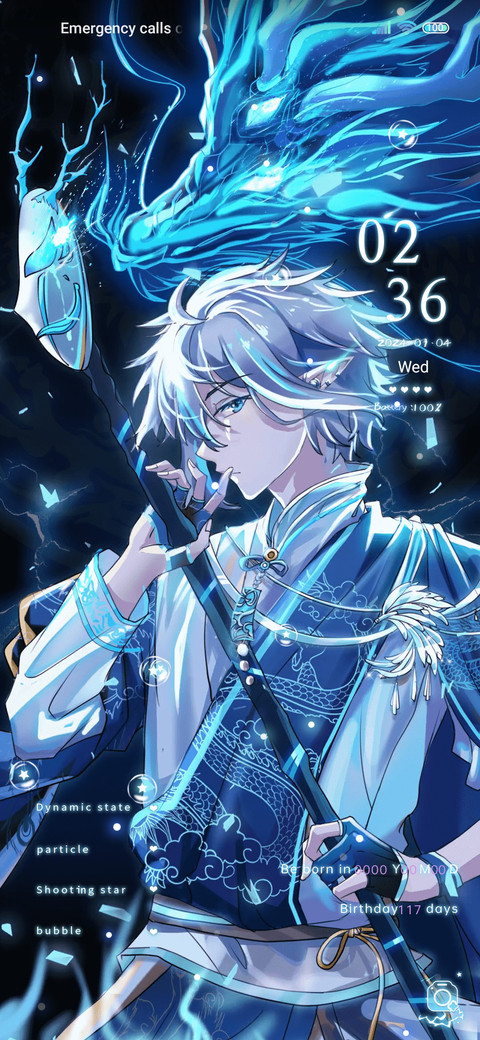 Silver-haired boy preview