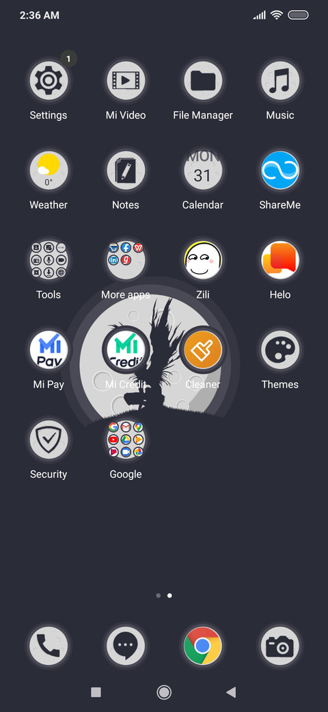 Shinigami Minimal_3MDS miui theme