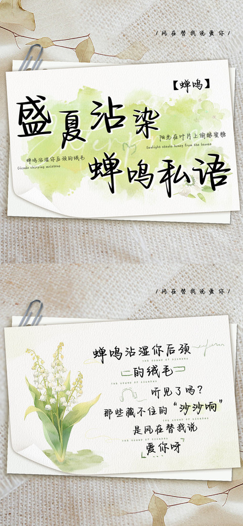 盛夏沾染蝉鸣私语 preview