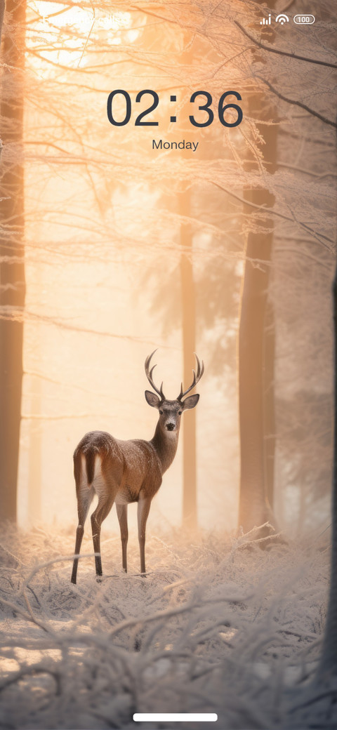 Deer in Woods preview