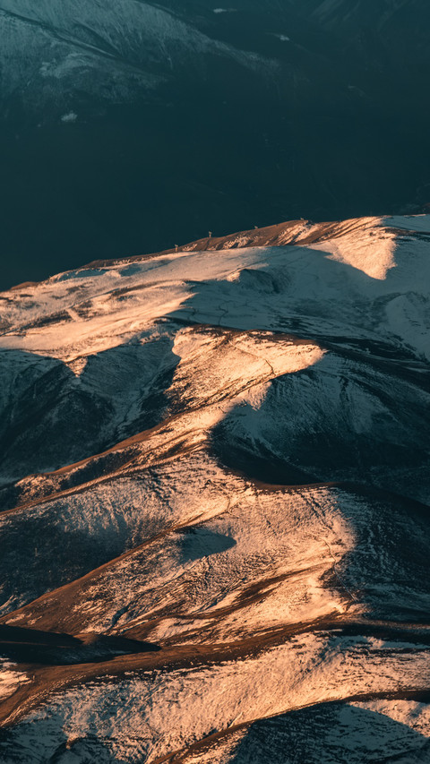 The morning light is beautiful on the Hengduan mountain peak preview