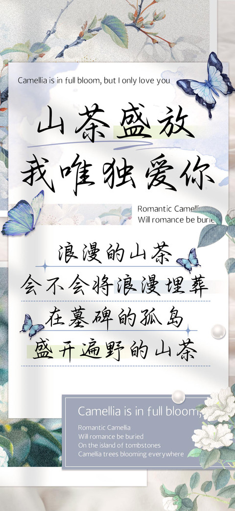 山茶盛放我唯独爱你 preview