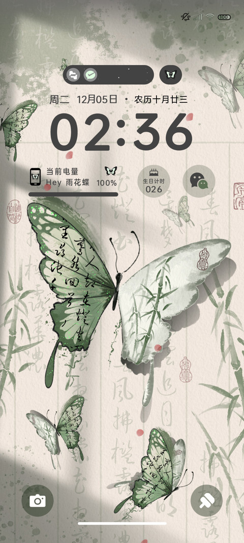 光影蝴蝶 玉竹绿 preview