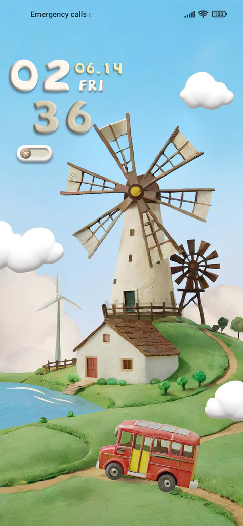 Clay windmill preview