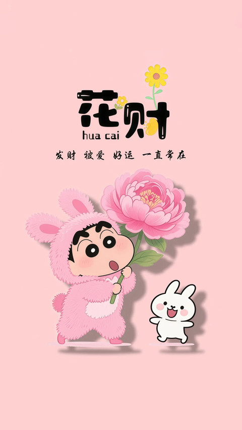可爱卡通文字壁纸-锐景创意 preview