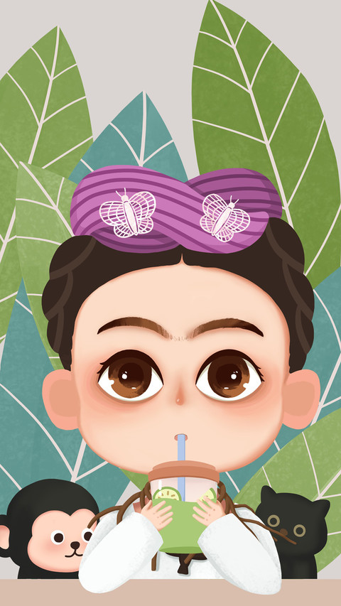 Self portrait of Frieda preview