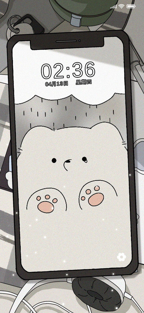 简约风可爱动物双屏 preview