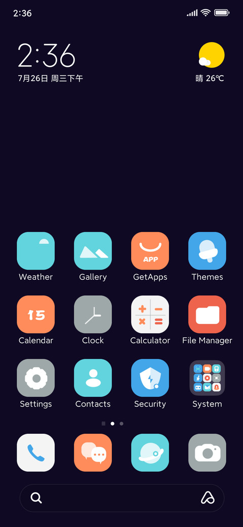 Simple Purple UI preview