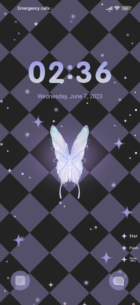 Purple butterfly preview