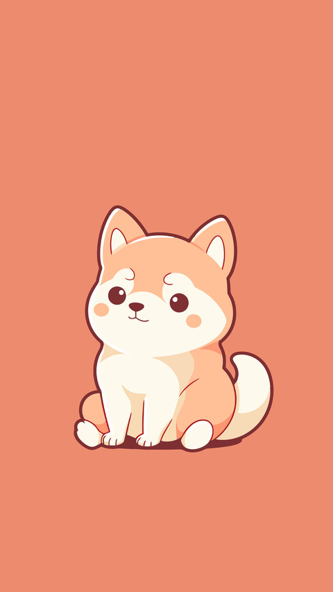 Q版小柴犬-拍信图库 preview