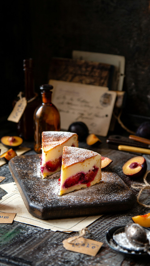 A Plate of Cakes on The Table preview