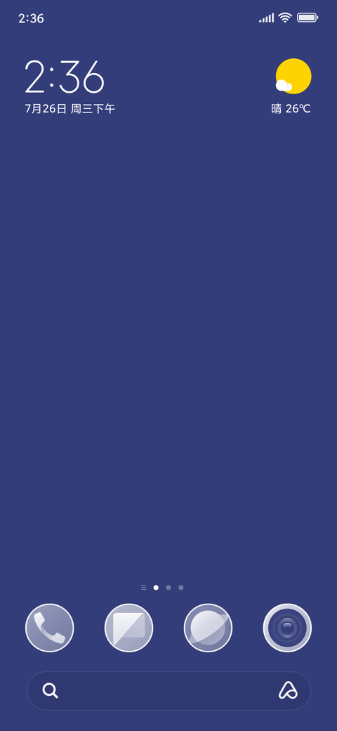 simple navy blue preview