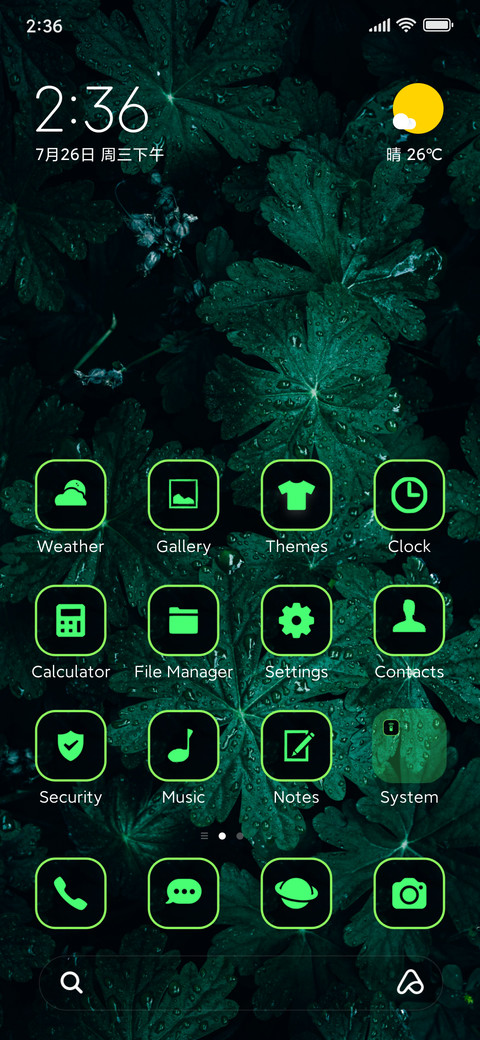 dark green preview