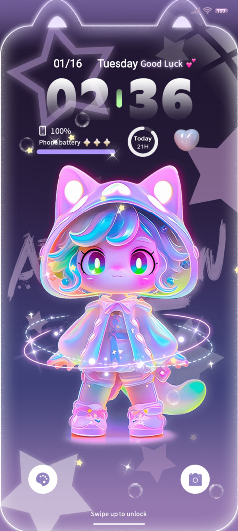 Crystal Cat Girl preview