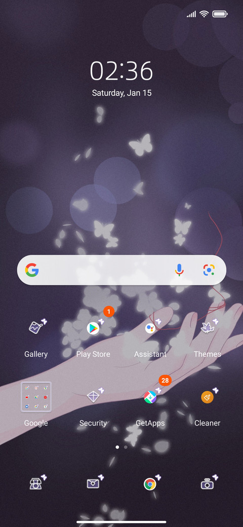 Waiting for you miui theme