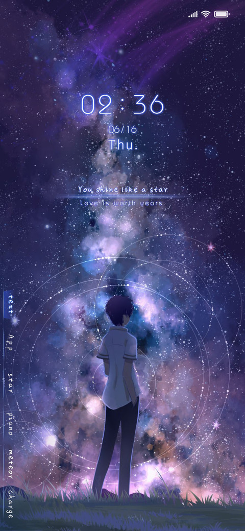Lonely night sky preview