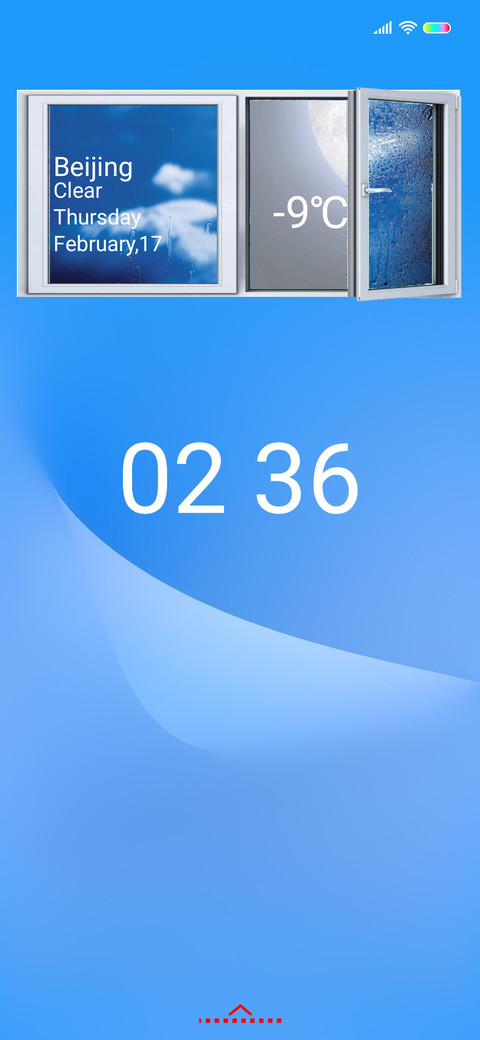 Multicolor window preview