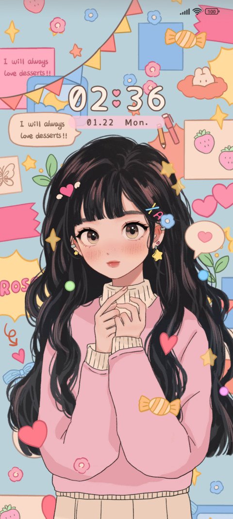Vintage girl preview