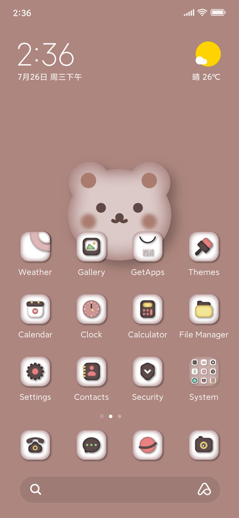 3D retro bear preview