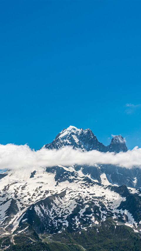 The snowcapped mountains of the alps preview