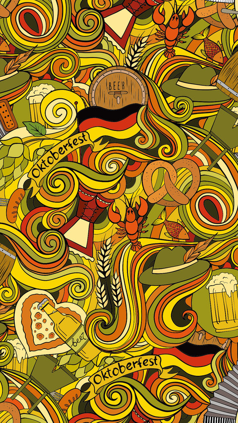 Conceptual poster of the Oktoberfest in Munich, Germany preview