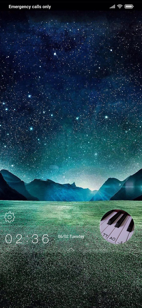 The starry sky preview