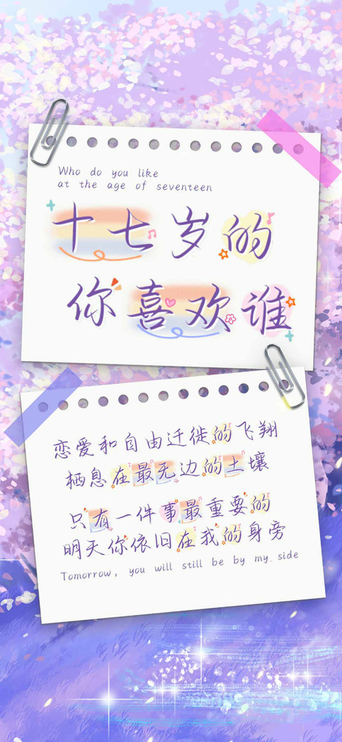 十七岁的你喜欢谁 preview