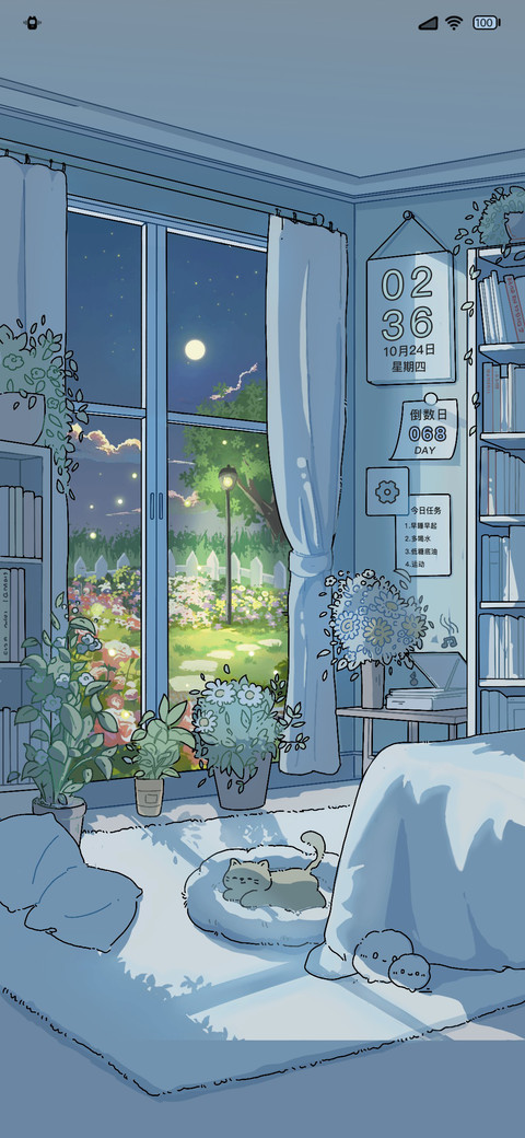 治愈花房 灯光画 preview
