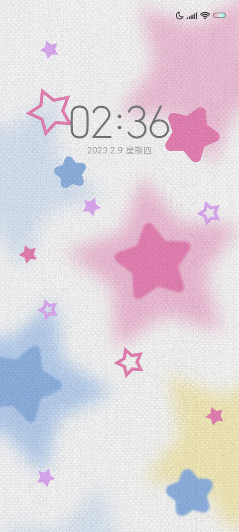 色彩星星极简粉色 preview