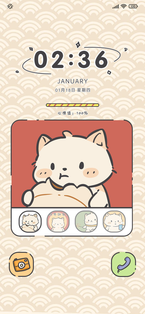 可爱 肥猫过龙年 preview