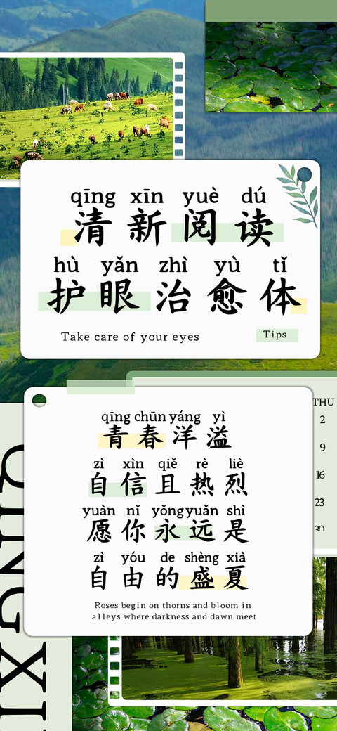 清新阅读护眼治愈体 preview