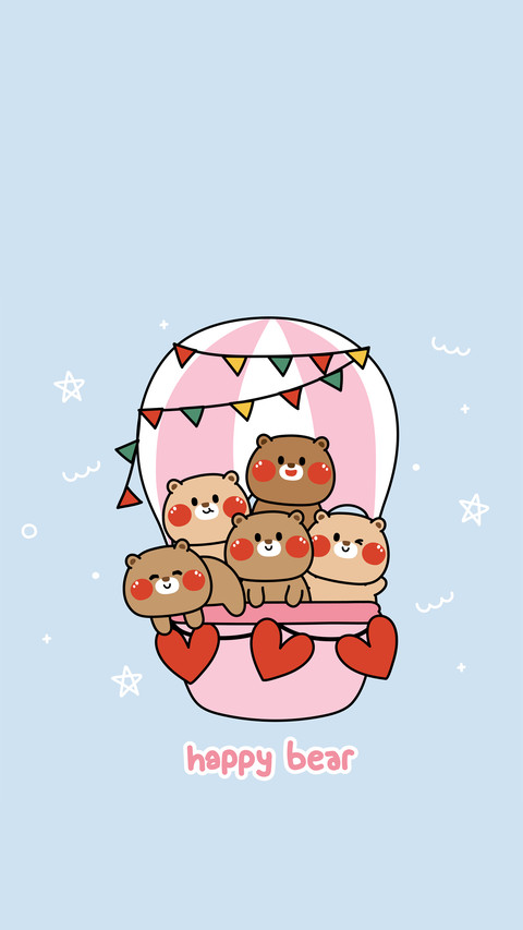 Cute cartoon animal illustrations preview